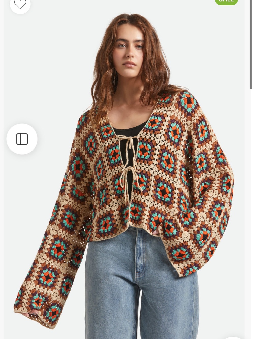 Brixton crochet kimono - M/L